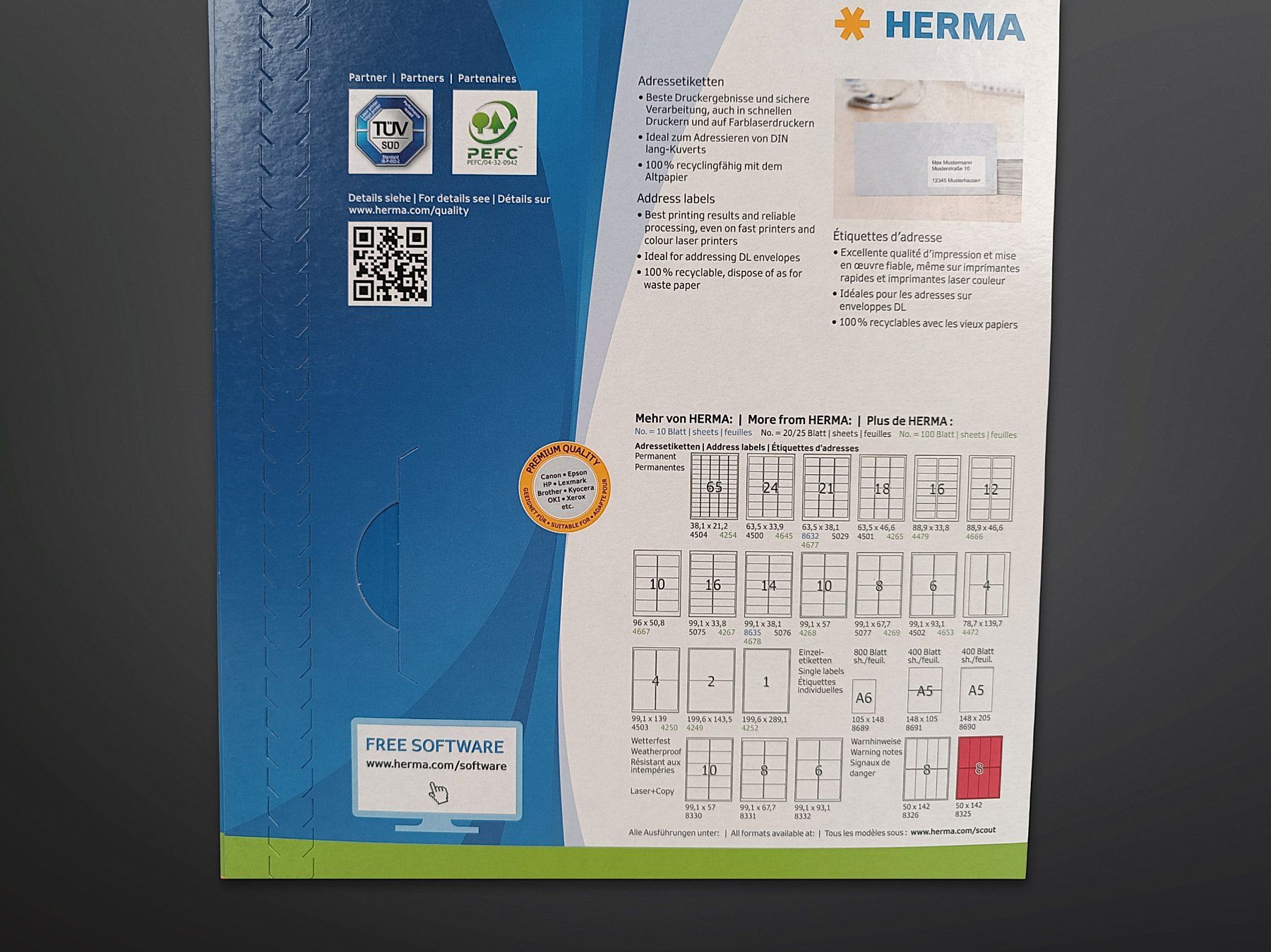 Sticker: HERMA Adressetiketten Nr. 4666 – Nuovo (secondo la descrizione) da Suhr venduto da Restwert_Suhr 3