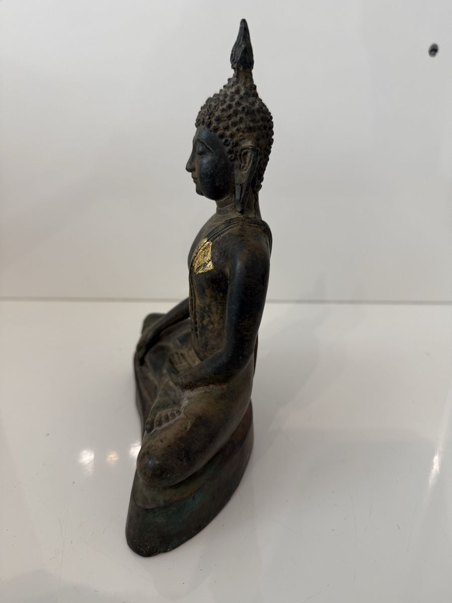 Sculture & Statue: Bouddha Bronze d'Exception - Rare Style Sukhothai – Usato da Vaux-sur-Morges venduto da GothamCity 1
