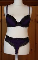 Set BH und Hose violett - schwarz Gr. L (5)