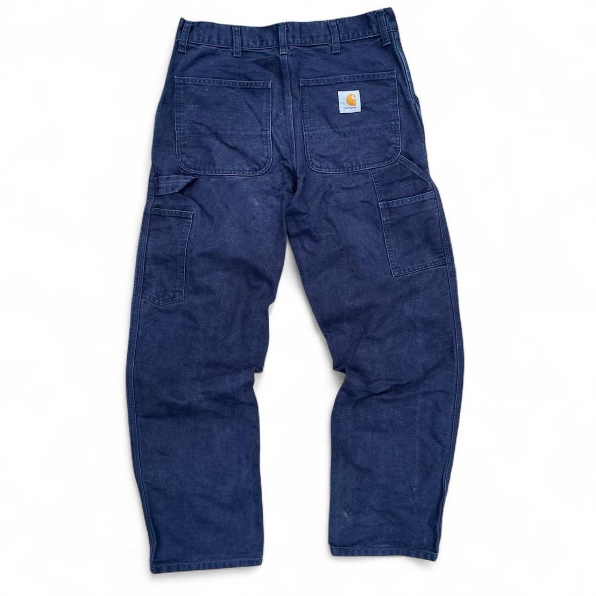 Carhartt Pantaloni: Carhartt WIP Workpants Single Knee Navy – Usato da Riehen venduto da art_c76v