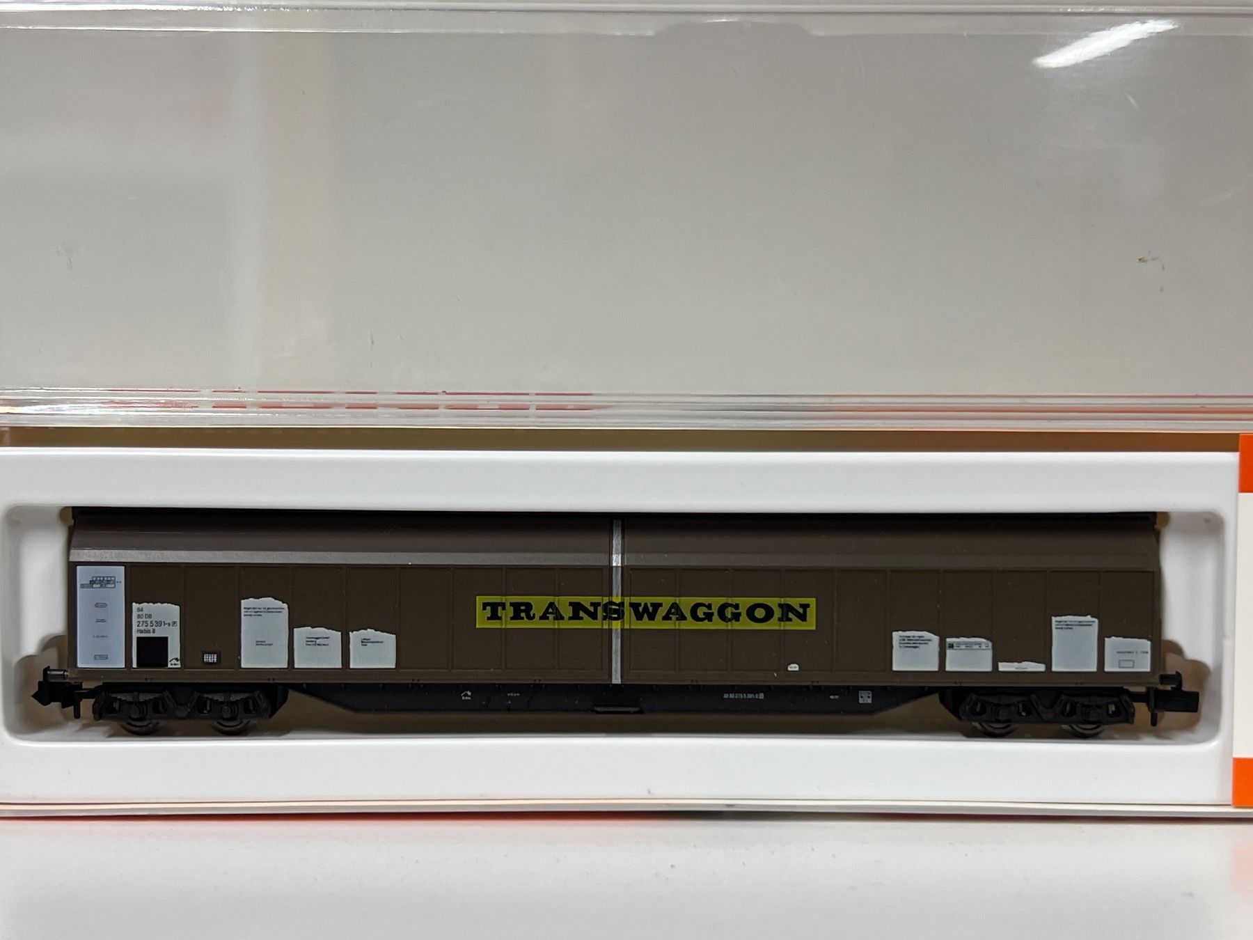 Arnold Modellini di ferrovie: Arnold 4440 K TRANSWAGGON DB SPUR N – Nuovo e nell'imballaggio originale da Neuenhof venduto da ludovicco 1