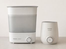 Philips Avent Sterilisator + Flaschenwärmer mit Originalver.
