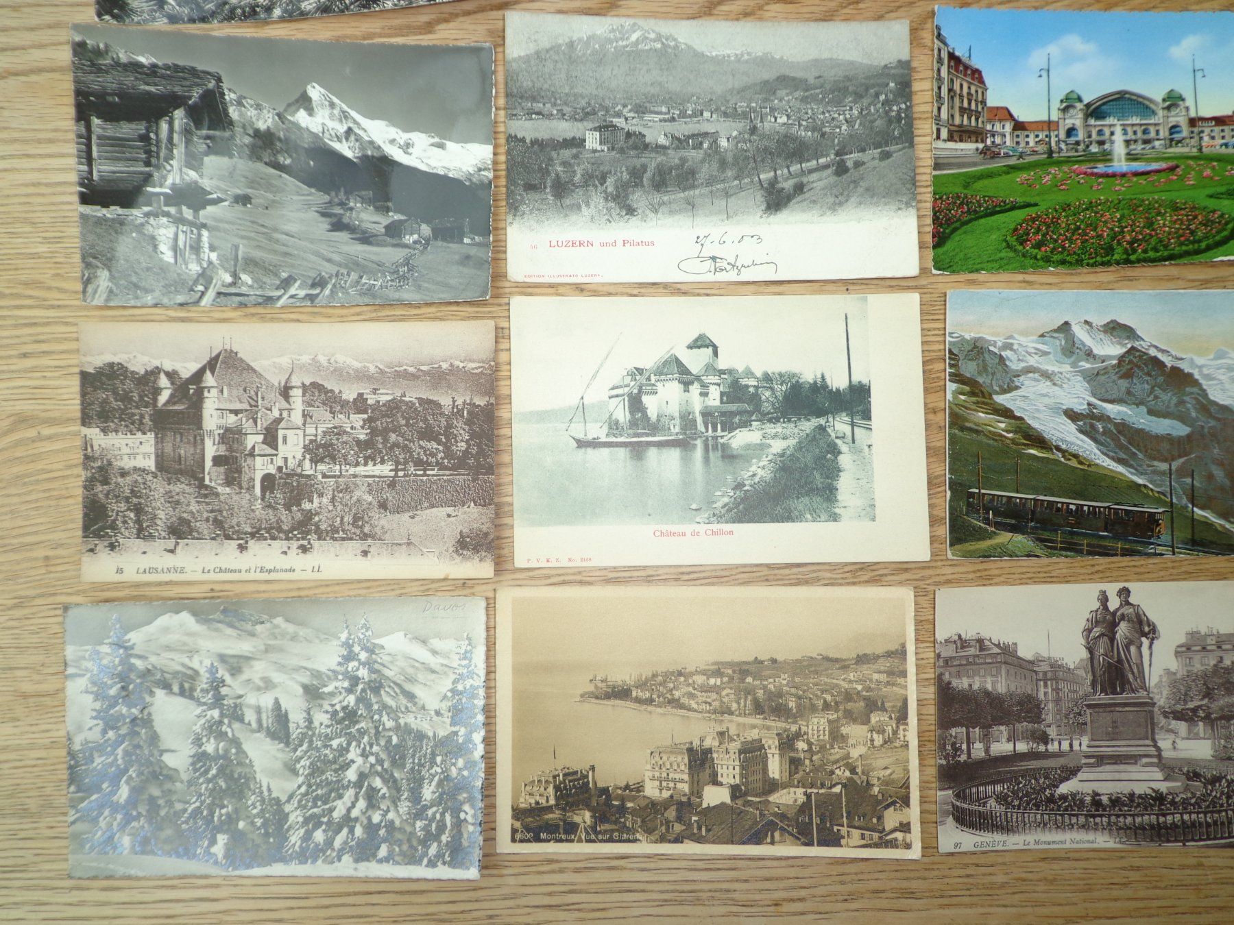 Cartoline postali: Antike Postkarten Ansichtskarten Schweiz Sammlung 20 Stück – Usato da Andeer venduto da Baerenburger 3
