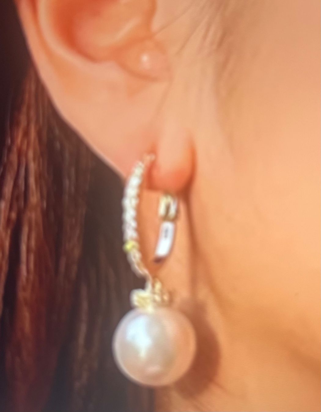 Ohrringe & -stecker: Elegante Ohrringe mit Perlen-Anhänger – Neu (gemäss Beschreibung) aus Saanen von SoniaMichaela 3