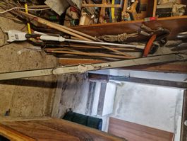 1 paar alte Holzski für Deko oder zum aufbereiten