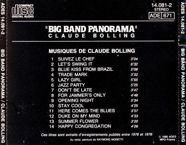 CDs: Claude Bolling - Big Band Panorama – D'occasion à Unterbäch par rubicon2012 1