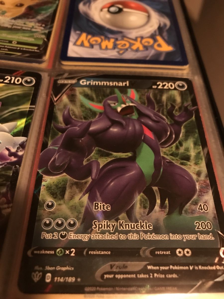 Cartoline: Grimmsnarl V 114/189 – Nuovo (secondo la descrizione) da Biel/Bienne venduto da pab_ty7p