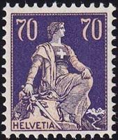 1924, Helvetia mit Schwert Nr. 162, postfr.**, fehlerfrei.