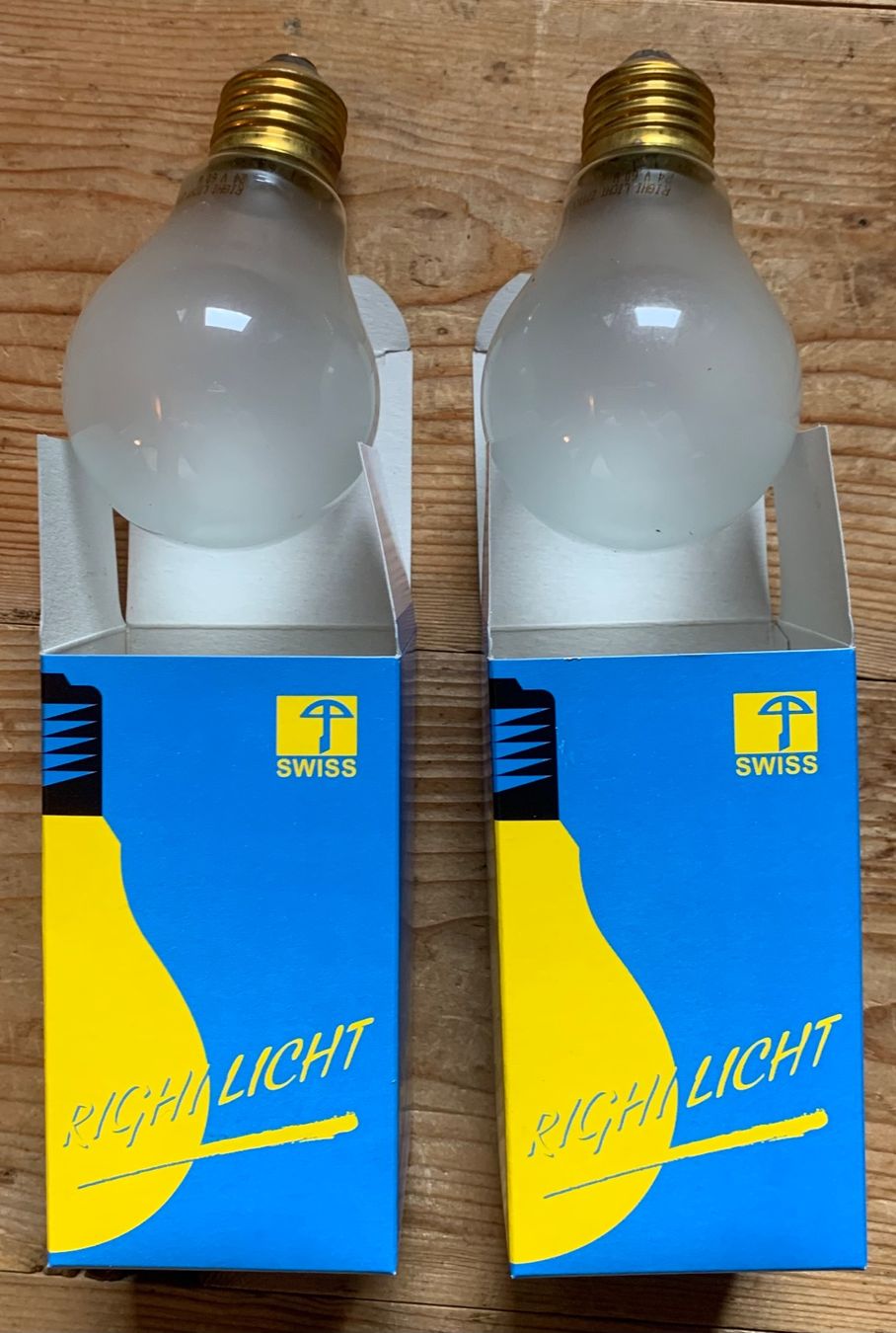 Lampes: 2 Glühlampen 24 Volt E 27 60 Watt – Neuf (Voir description) à Goldingen par Bergler012