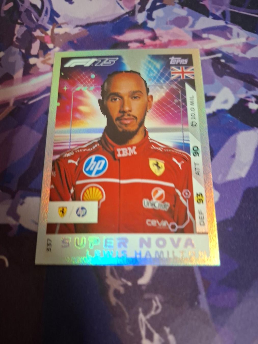 Topps Carte collezionabili: Hamilton f1 2025 supernova card 337 – Nuovo (secondo la descrizione) da Alikon venduto da e_w_lt5y