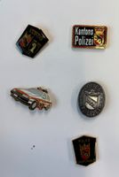 5 Polizeipins / Kapo / Stapo / Fahndung