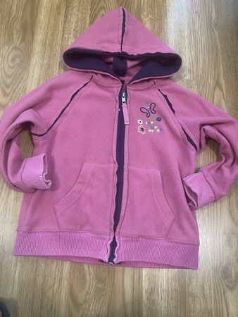 Fleecejacke Texstar rosa lila Grösse 104 guter Zustand