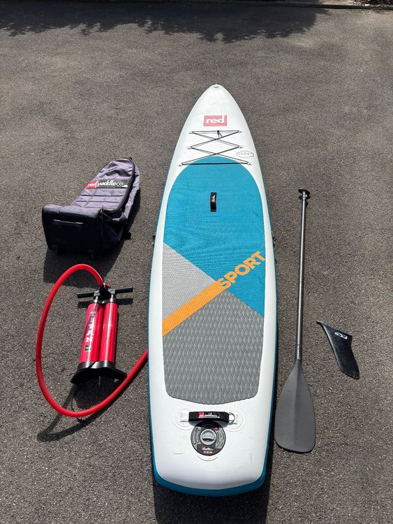 RED Paddle Co 12′6″ Sport Inflatable SUP + Carbon 3-Piece (Gebraucht ...