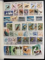 Briefmarkenalbum Vögel und Fische Tiere
