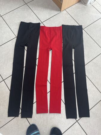 Drei paar warme Thermo Strumpfhosen ohne Füsse NEU Gr L XL