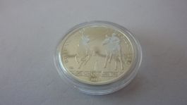 Silbermünze aus Russland : 5 Rubel Olympia 1980, PP
