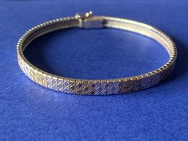 Bewegliches fancy Armband gold/silber (20 cm)