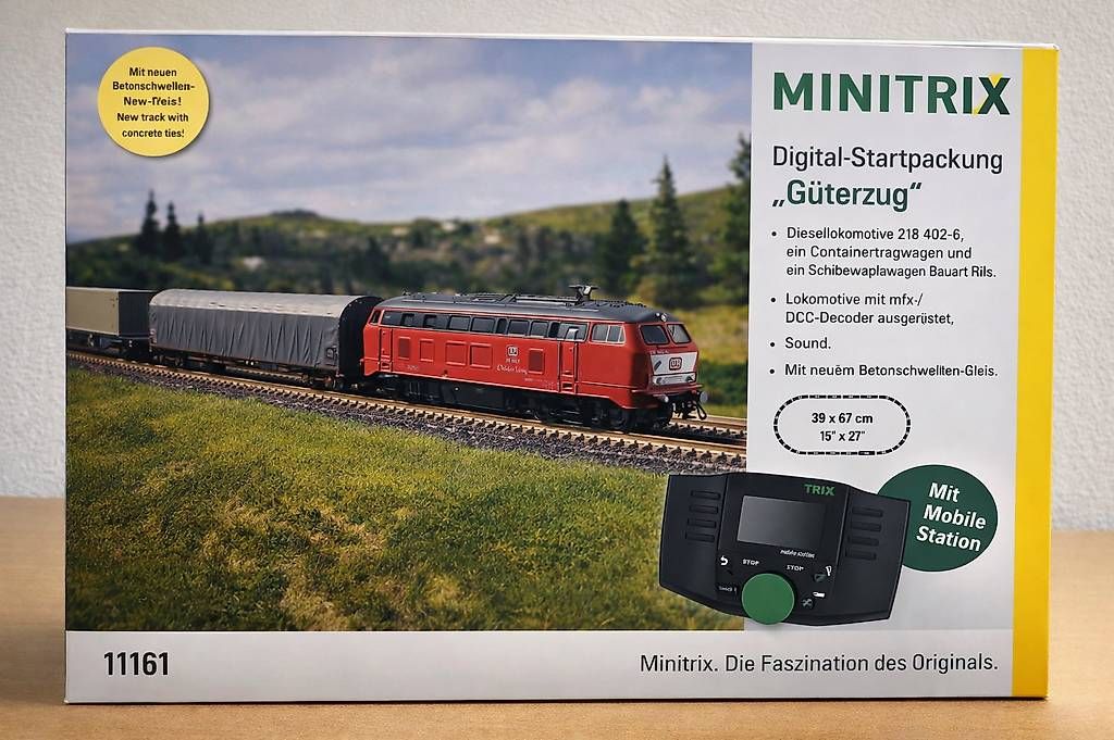 Märklin Trains électriques: MiniTrix 11161 N Startpackung Güterzug der Railsystems RP – Neuf avec emballage d'origine à Lausen par MegaValueCenter