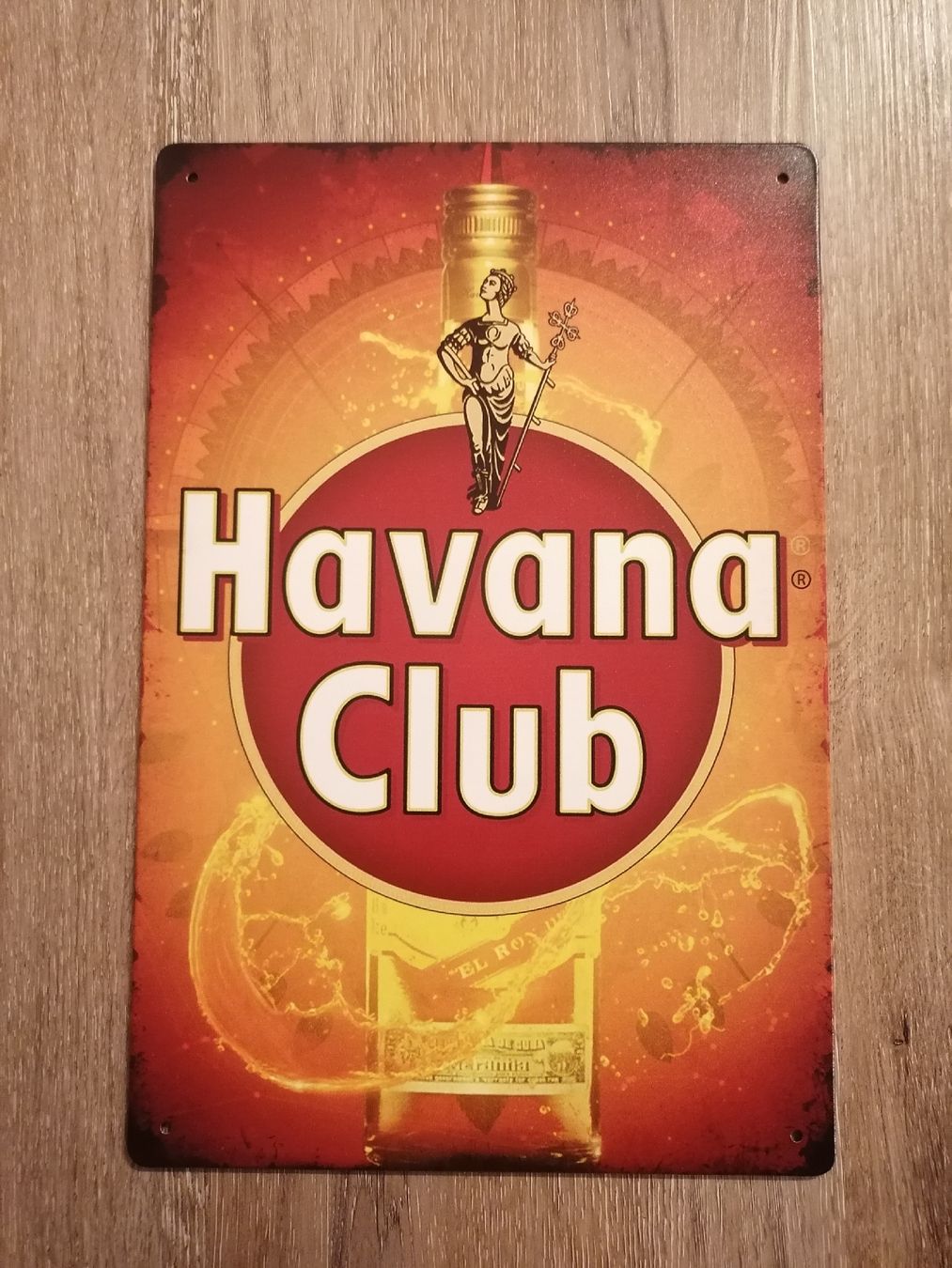 Havana Club Insegne: Havana Club Blechschild Deko – Nuovo (secondo la descrizione) da Hasle LU venduto da willys41