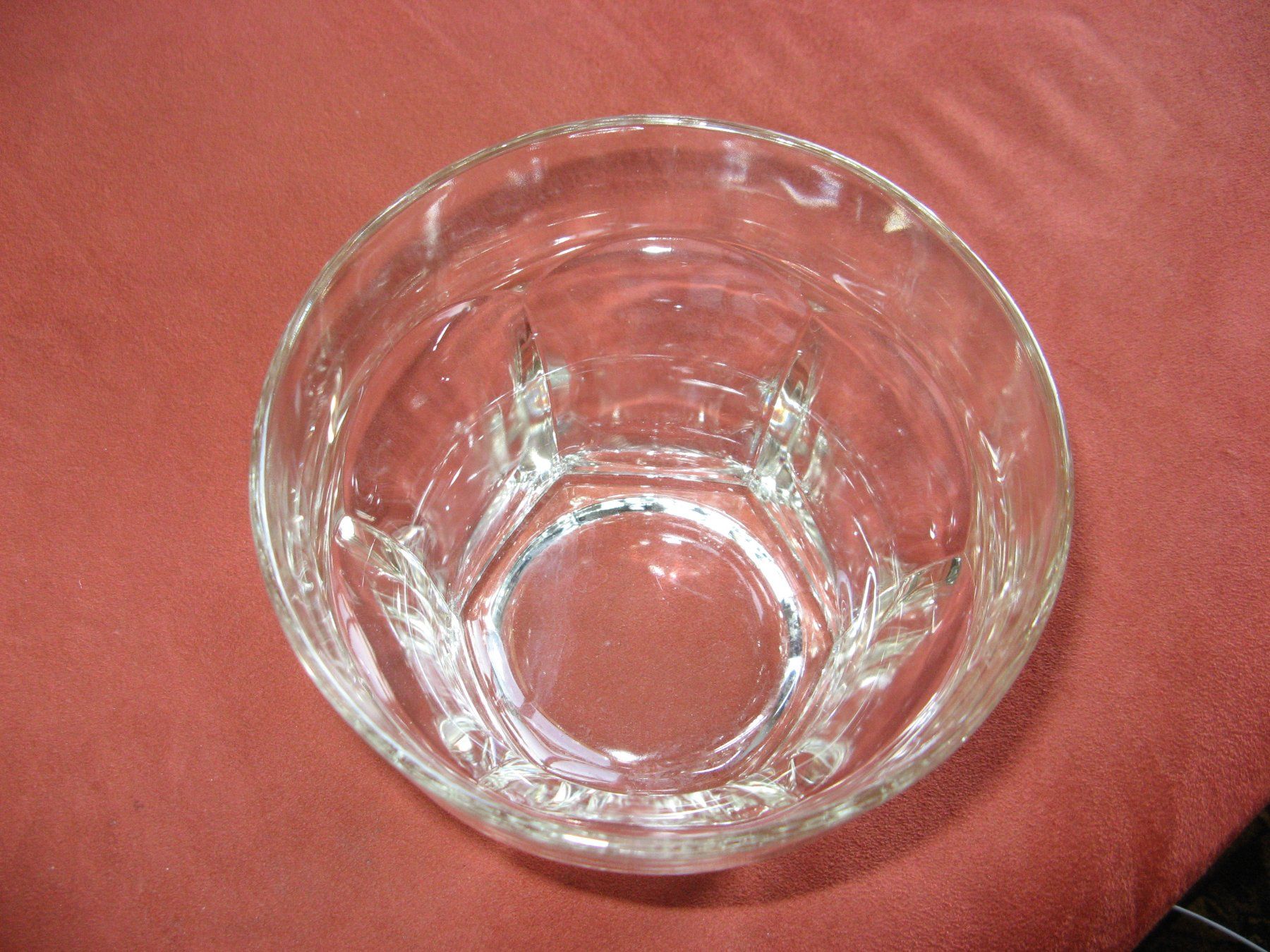 Vasi & Recipienti: sechseckige Vase oder Topf aus Glas Höhe 12,5 cm – Usato da Zürich venduto da apil 1