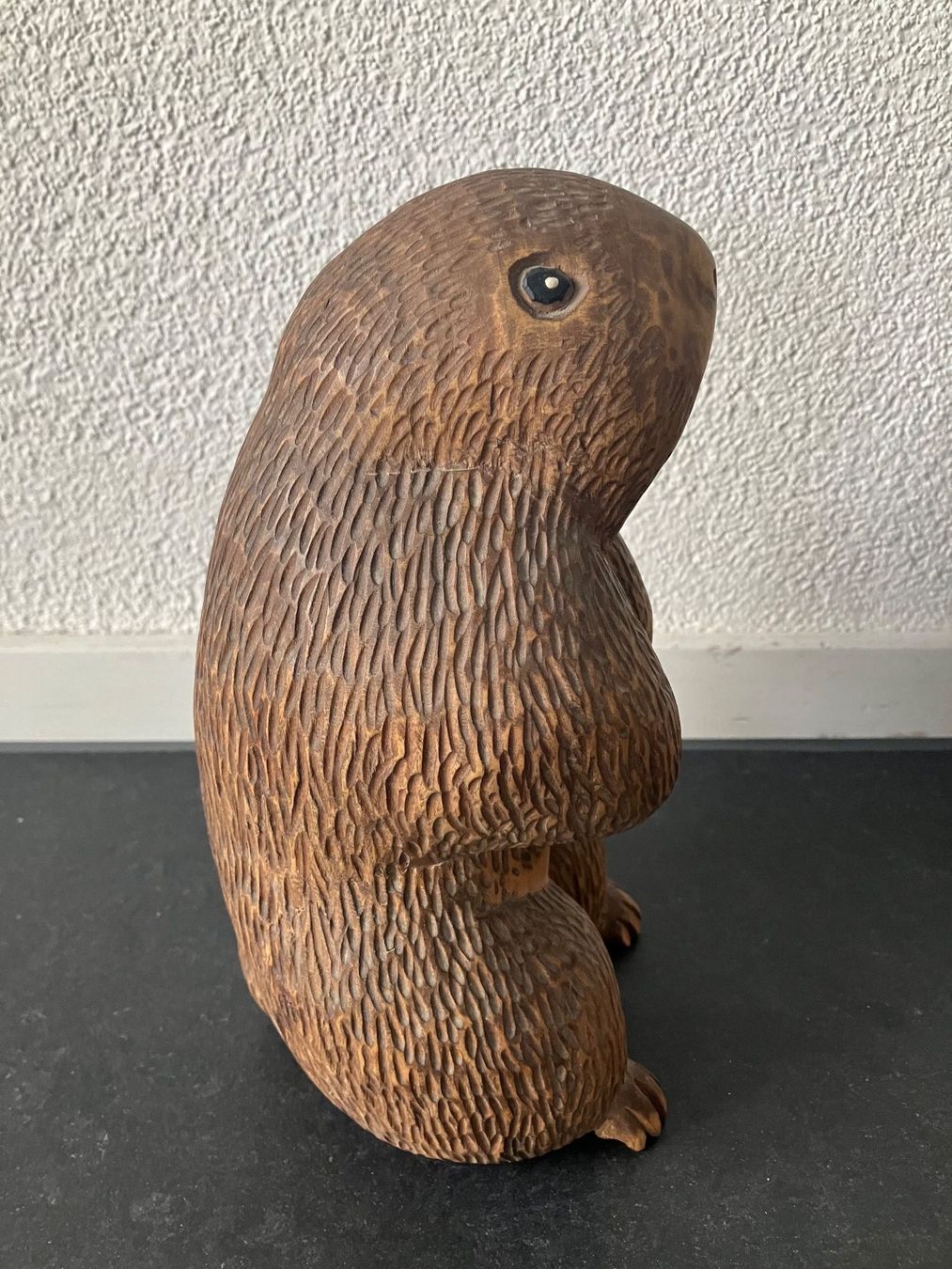 Statuette: Murmeltier aus Holz, geschnitzt – Usato da Zürich venduto da Idbiw 2