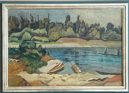 Paul Burckardt Flusslandschaft
