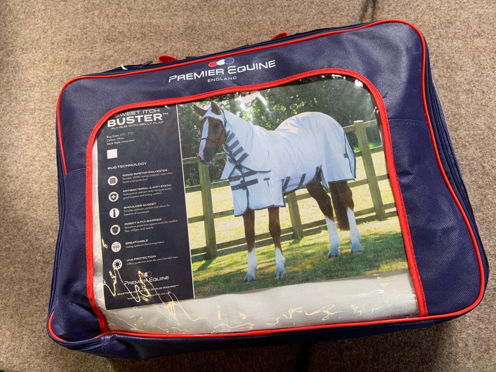 Coperte: Premier Equine Ekzemerdecke, Gr. 155 – Usato da Farnern venduto da Edelweiss_4539 1
