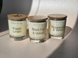 Dark&Cozy – Handgemachtes Duftkerzen-Set (3 Premium-Düfte)
