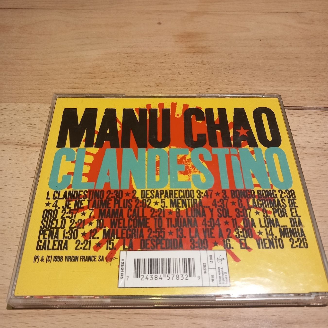 CD: Manu Chao - Clandestino – Usato da Ganterschwil venduto da zaz_h9b6 2