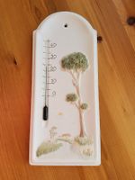 Dekoratives Wandthermometer mit Baumrelief, Top Zustand!