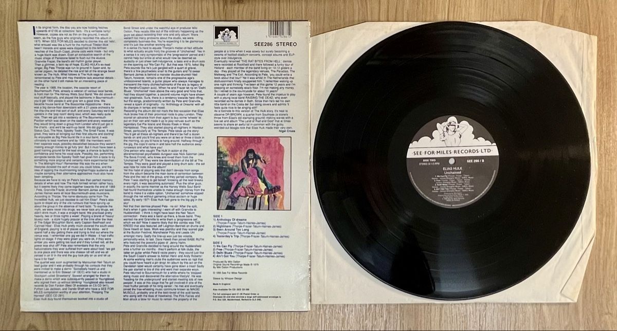 Dischi in vinile: Elias Hulk Schallplatte - Unchained – Usato da Oberstammheim venduto da Heyjinroh 1