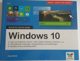 Buch Windows 10 Schritt für Schritt