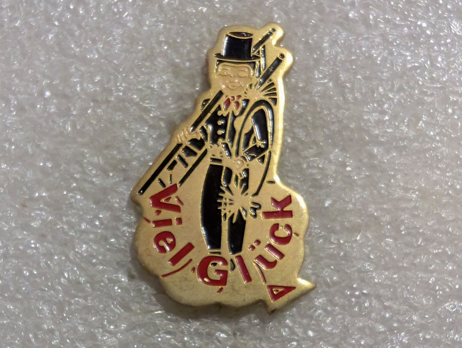 Placchette & Badge: Ansteckbutton 242: Kaminfeger Viel Glück – Usato da Oppligen venduto da Pin-Fall-Shop