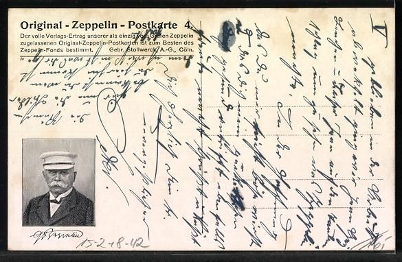 Bilder & Poster: Mannheim, Zeppelin über der Stadt, Rekl – Gebraucht aus Berlin von bartko-reher 1