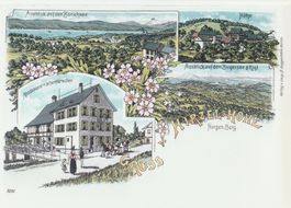 Gruss v. Hirzel-Höhe  - (um 1900)