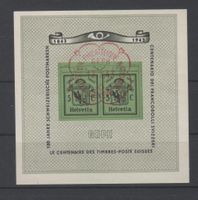 1943 Genfer Block W18/Bl.10 ET-gest. Katwert: 60.00 CHF +
