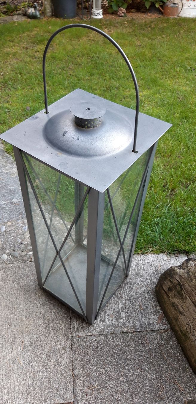 Lanterne: Laterne mit Glas, Indoor/Outdoor – Usato da Neuenhof venduto da elRey123
