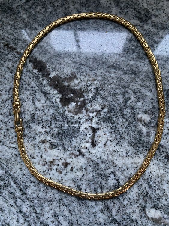 Collier chaîne homme métal doré mode gros maillons style rue bling bijoux eBay