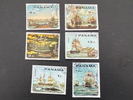 Panama 1968 Serie Schiffe Gemälde gest.  (D877)