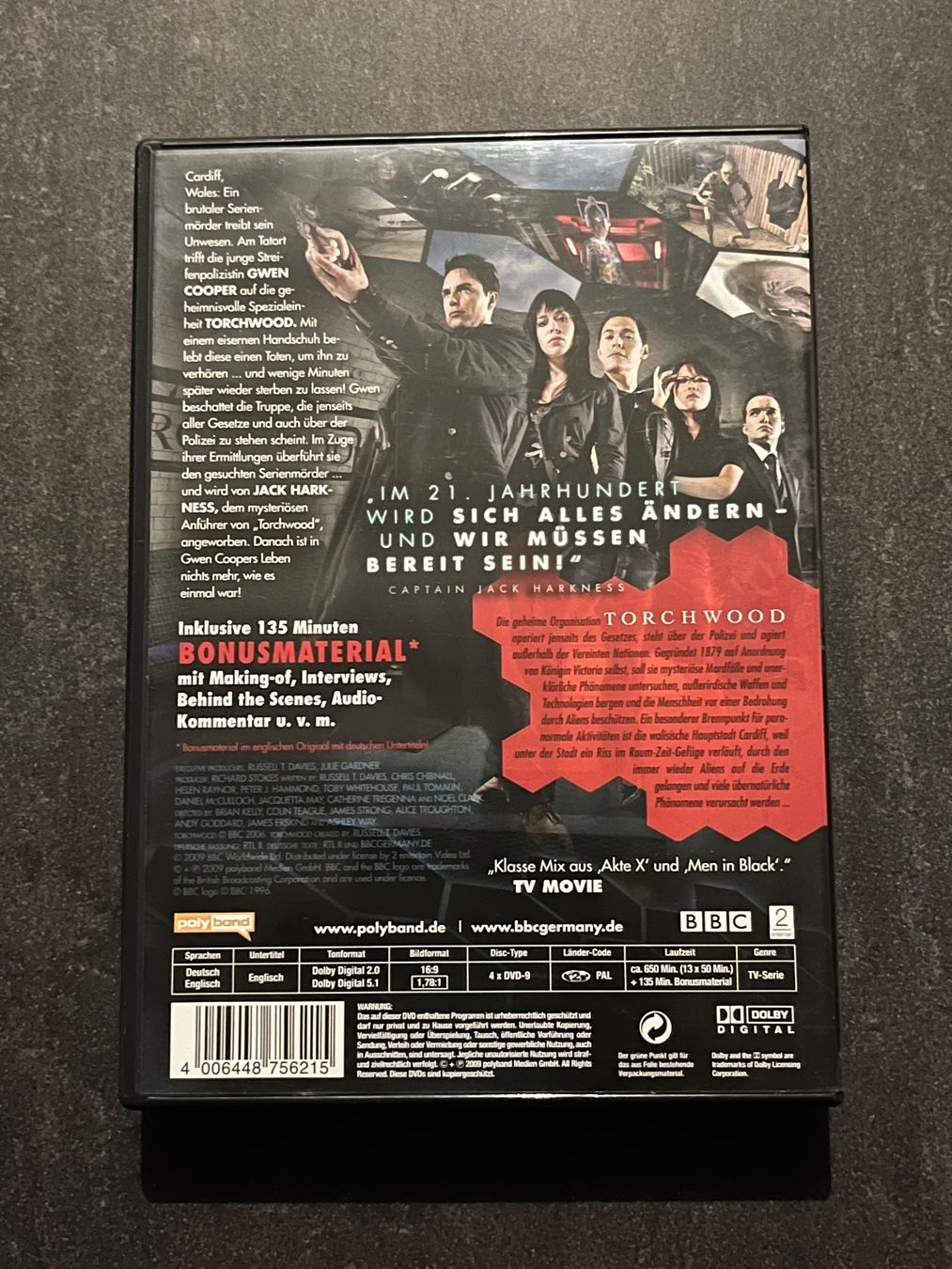 Tutti i DVDs: DVD Torchwood 1. Staffel – Usato da Aarau venduto da Swifty03 1