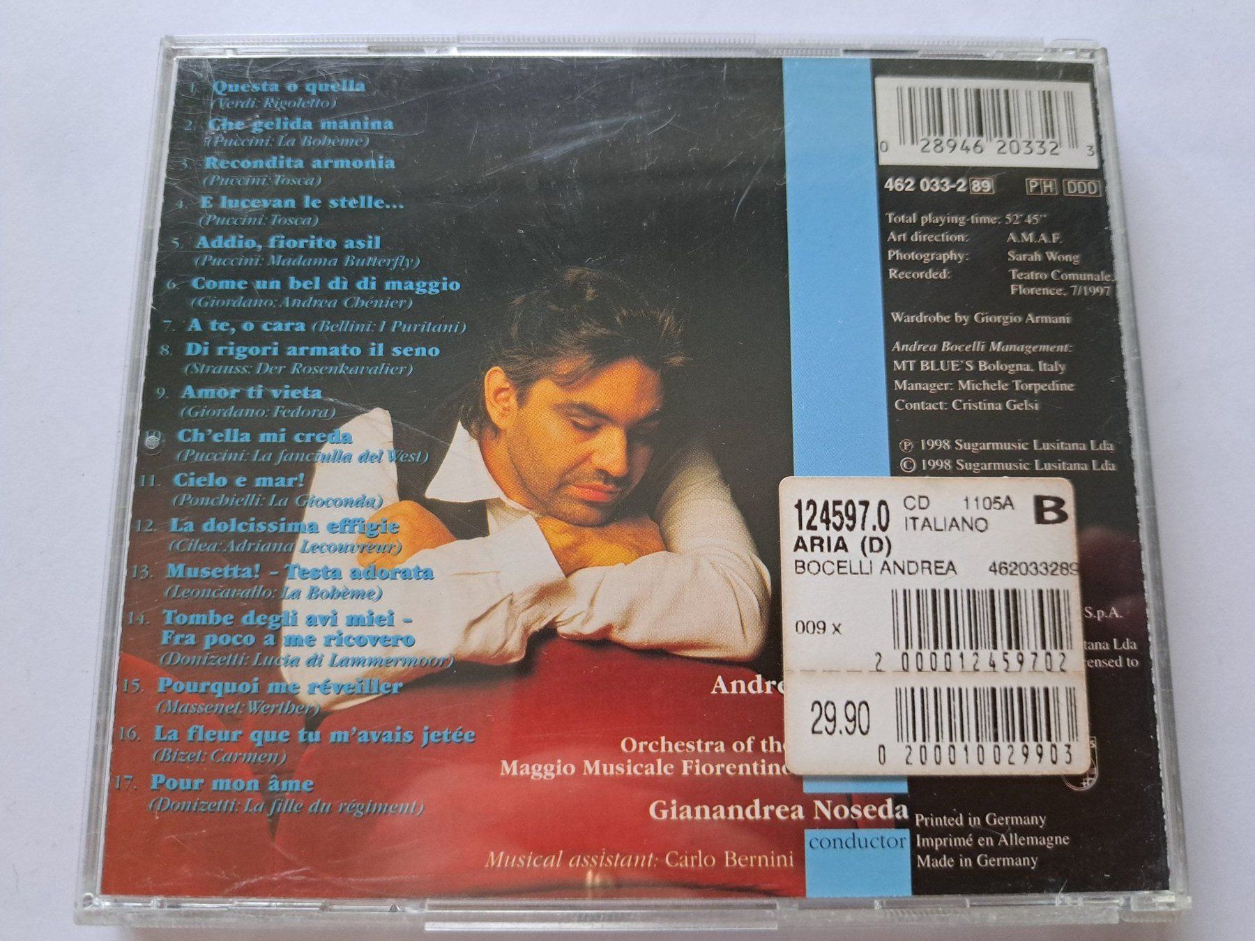CD: Cd Bocelli - The Opera Album Aria – Usato da Pully venduto da bro_n52j 1