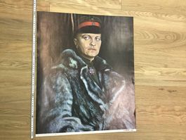 Portræt Baron von Richthofen reproduktion fra maleri