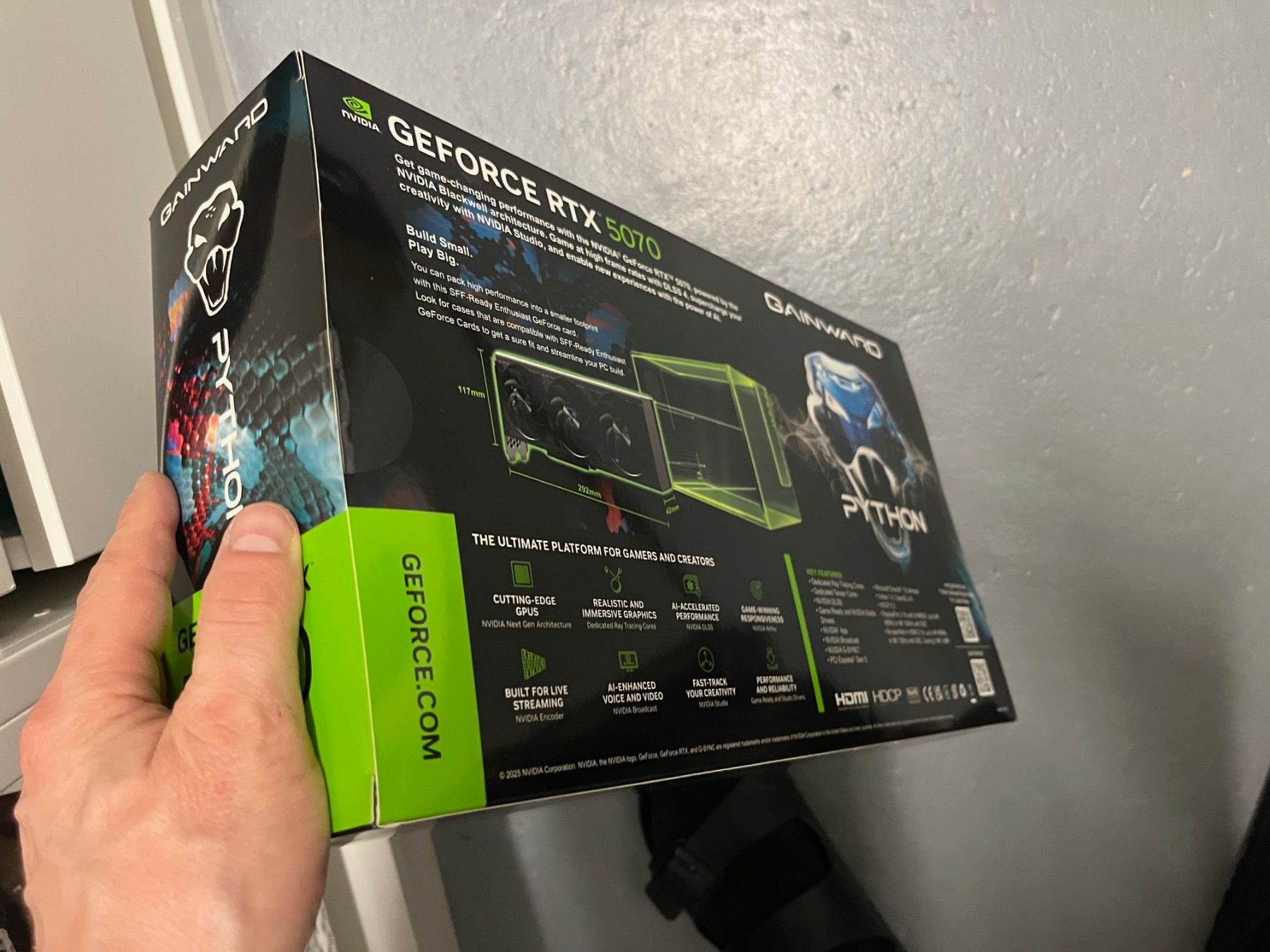 Grafikkarten: RTX 5070 Gainward Python III – Neu und originalverpackt aus Reinach BL von Kes86 1