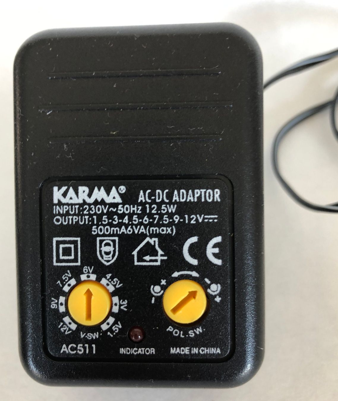 Laufwerke & Adapter: KARMA Universal Adapter AC 511 - 500 mA – Neu (gemäss Beschreibung) aus Appenzell von Zimiuno 5