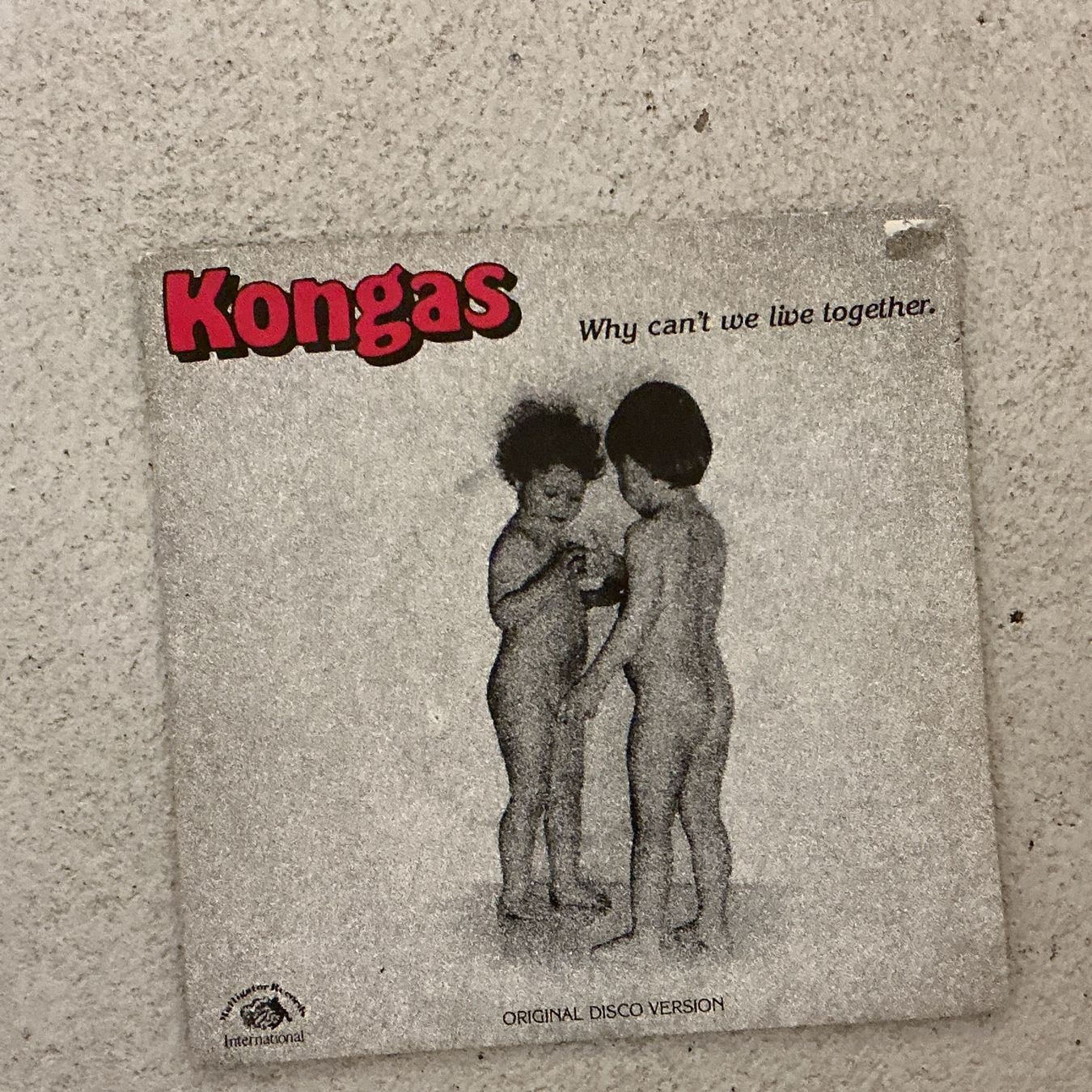 Dischi in vinile: Kongas Single - Why Can't We Live Together – Usato da Winterthur venduto da Tumko_7_Vinyl