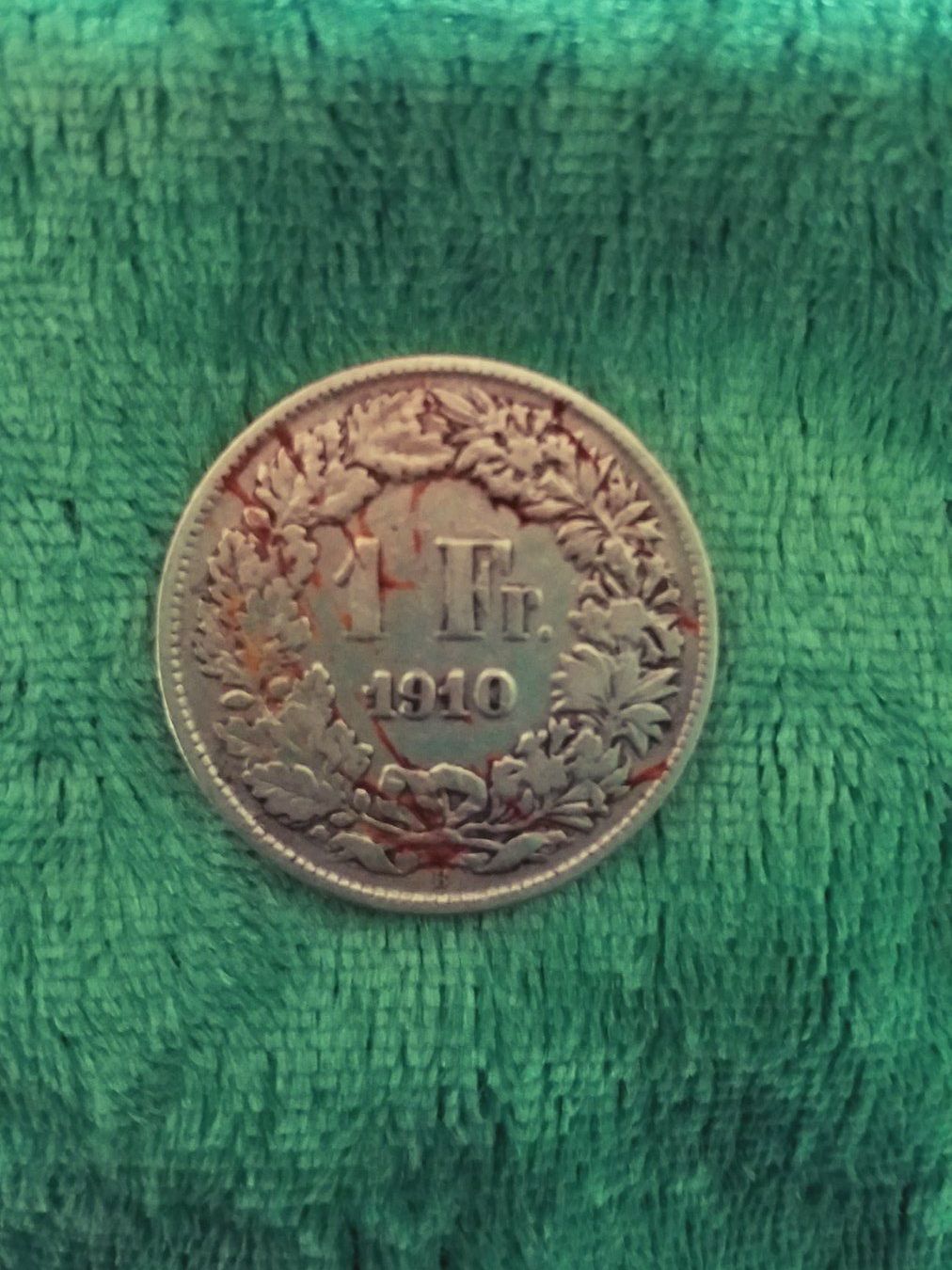 Tutti le monete: CH, 1 Franken/Franc /Franco  1910 – Usato da Gordola venduto da ale_5wbc 4