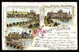 Litho Zürich, Utoquai und Alpenquai, La