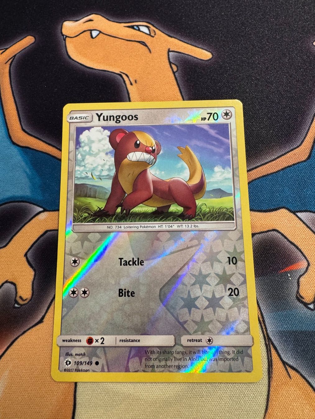 Pokémon Sammelbilder & Trading cards: Yungoos (SUM 109) - Reverse Holo - Sun & Moon – Neu (gemäss Beschreibung) aus Bülach von Pfrenzel