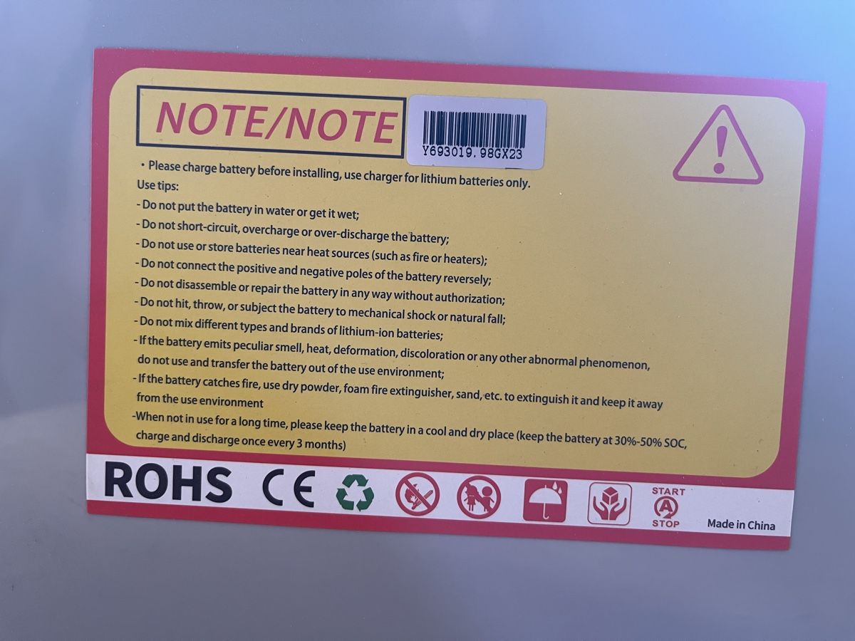 Solargeräte und Solarprodukte: 100Ah LiFePO4 Lithium Battery – Gebraucht aus Gutenswil von HMrank 2