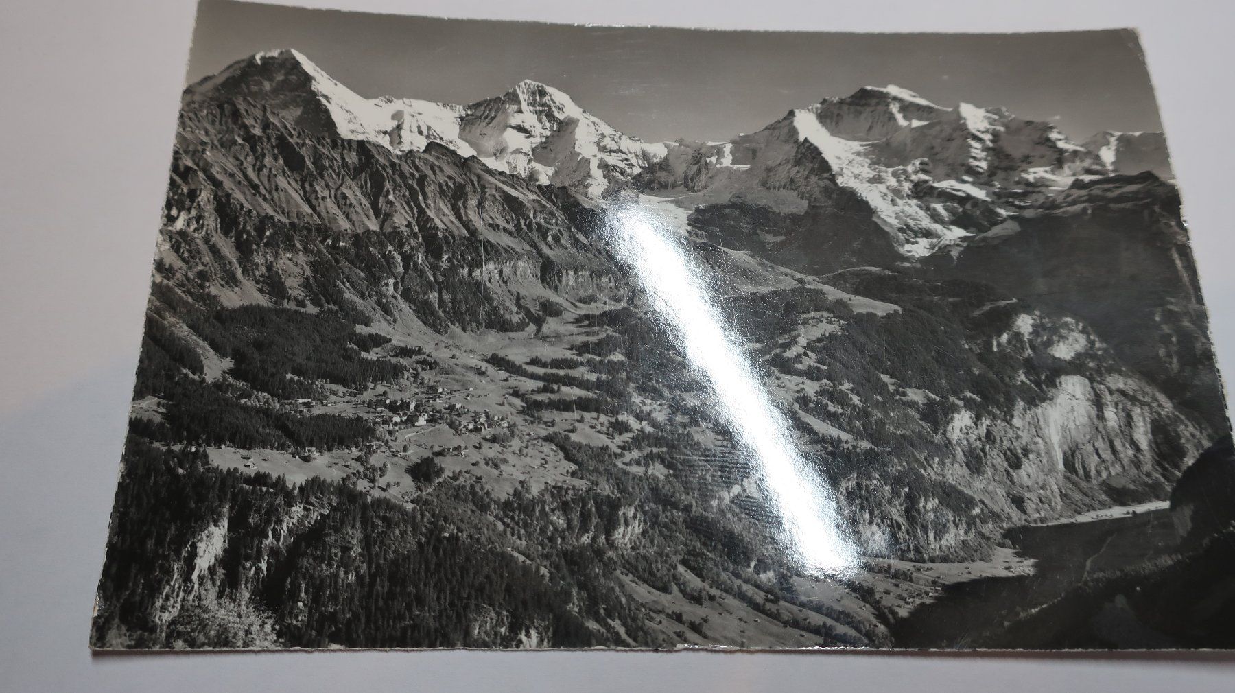 Cartes postales: Wengen - Eiger - Mönch - Jungfrau  1960 – D'occasion à Cormoret par Pascalll2001 1